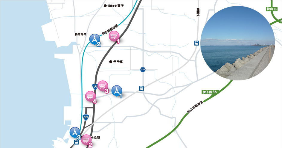 エリアマップ｜東温市紹介スポット