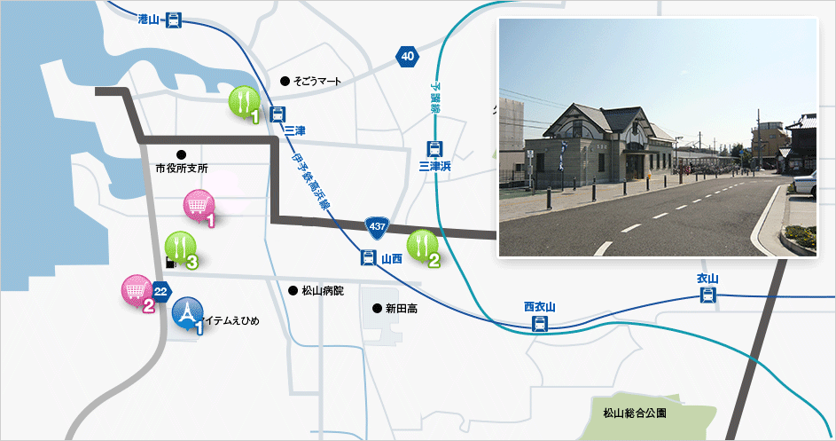 エリアマップ｜平和通り紹介スポット