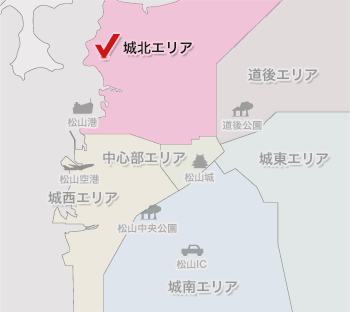 エリアマップ：城北エリア