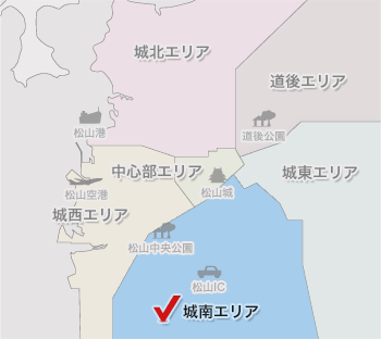 エリアマップ：城南エリア