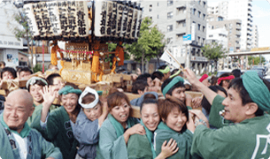 西新井氷川神社の例大祭